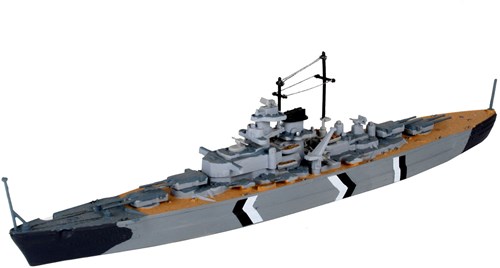 Revell Bismarck nave kit di modellismo 1:1200 set di costruzione plastica-2