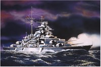 Revell Bismarck nave kit di modellismo 1:1200 set di costruzione plastica-3