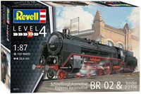 Revell modellino locomotiva a vapore BR 02 & Tender 2'2'T30 1:87 plastica