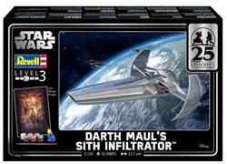 Revell kit modellismo Star Wars - Sith Infiltrator di Darth Maul 1:120