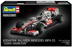 Revell kit modellismo auto Formula 1 Vodafone McLaren Mercedes MP4-25 Lewis Hamilton scala 1:24