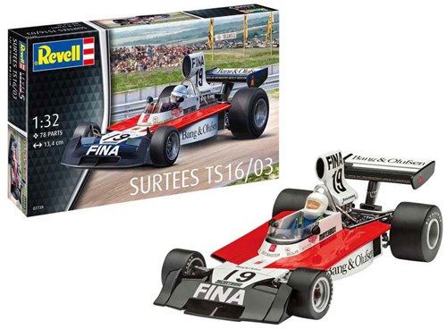 Revell kit modellismo auto da corsa Surtees TS16/03 1:32 - 79 pezzi-3