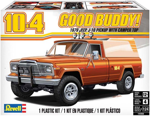 Revell kit modellismo Jeep J-10 Pickup con camper top 1:24 giocattolo