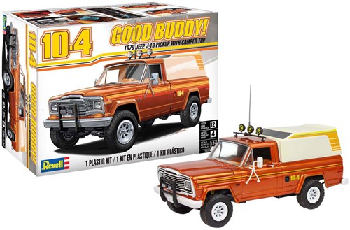 Revell kit modellismo Jeep J-10 Pickup con camper top 1:24 giocattolo-3