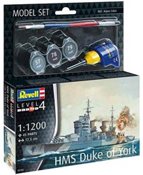 Revell kit modellismo nave da battaglia HMS Duke of York 1:1200 - 45 pezzi