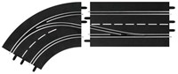 Carrera pista da corsa Curva cambio corsia sinistra 1:24 - accessorio pista