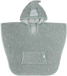 Trixie poncho blu cotone biologico Mr. Shark spugna bambino