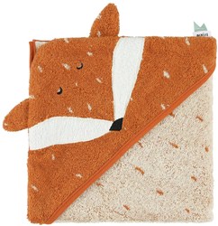 Trixie accappatoio con cappuccio 75x75cm Mr. Fox cotone biologico
