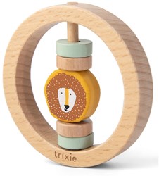 Trixie sonaglio in legno per bambini - faggio FSC - Mr. Lion giallo