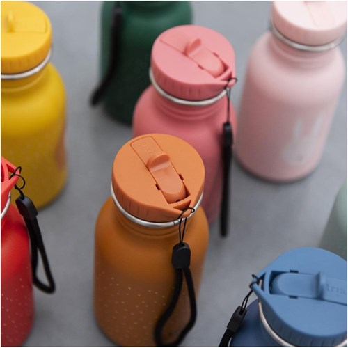 Trixie borraccia - bottiglia bambini in acciaio inox - Mr. Fox - 350ml - a prova di perdite - arancione-3