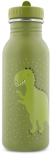 Trixie borraccia acciaio bambini 500ml Mr. Dino a prova di perdite verde