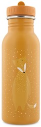 Trixie Borraccia - Bottiglia d'acqua in acciaio per bambini 500ml - Mr. Fox - Antigoccia - Arancione