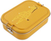 Trixie grande portapranzo - lunchbox in acciaio Mr. Giraffe gialla-3