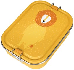 Trixie lunchbox grande - portapranzo acciaio bambini Mr. Lion giallo