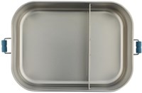 Trixie lunchbox grande - portapranzo in acciaio inox per bambini - Mr. Triceratops - blu - dinosauro-2