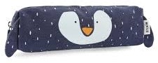 Trixie astuccio lungo - Mr. Penguin blu porta-creatività