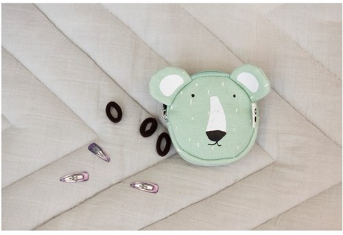 Trixie portafoglio - portamonete bambino Mr. Polar Bear cotone verde-2