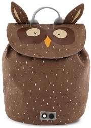 Trixie zaino bambino MINI Mr. Owl - borsa scuola impermeabile marrone
