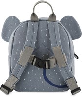 Trixie zaino blu - borsa scuola piccola Mrs. Elephant idrorepellente-3