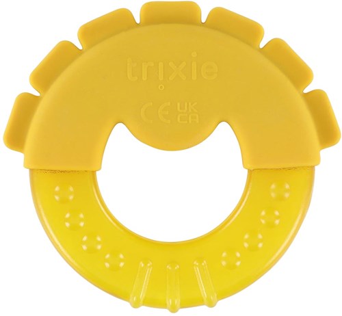Trixie anello dentizione baby Mr. Lion - rinfrescante, sicuro, giallo, silicone Trixie Cooling Teether Mr Lion-2