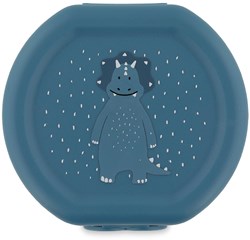 Trixie set porta snack con clip - Mr. Triceratops - 2 pezzi - senza BPA - per la scuola
