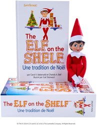 Elf On The Shelf elfo di Natale bambina francese set regalo bambola