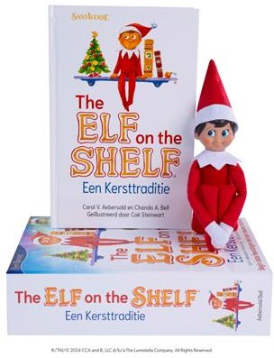 Elf On The Shelf bambola ragazzo versione olandese - giocattolo natalizio-3