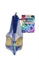 Eureka Diabolo giocattolo con bastoncini in alluminio - Giallo - Giocoleria-2
