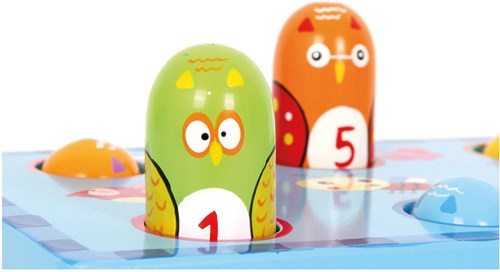 Small Foot - Gioco di motricità giocattolo in legno Colpisci l'Uccello-2
