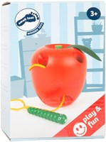 Small Foot - Mela in legno da infilare giocattolo educativo per bambini