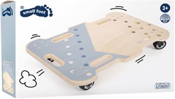 Small Foot tavola a rotelle in legno blu - giocattolo sportivo per bambini