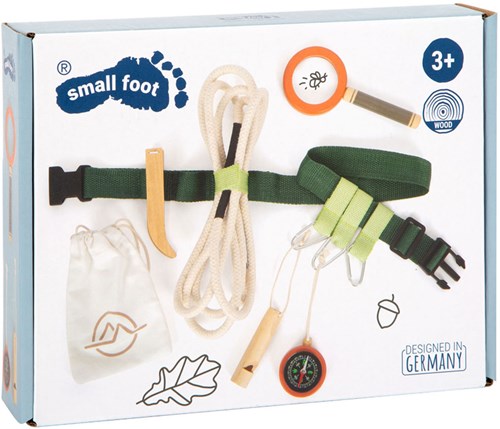 Small Foot - Cintura da esploratore per bambini con accessori e gioco all'aperto