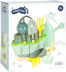 Small Foot set attrezzi da giardinaggio per bambini con borsa - 8 pezzi