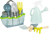 Small Foot set attrezzi da giardinaggio per bambini con borsa - 8 pezzi-2