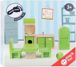 Small Foot set cucina in legno per casa delle bambole - giocattolo 5 pezzi
