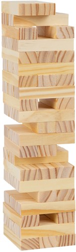 Small Foot gioco di equilibrio in legno torre traballante per bambini dai 4 anni-2
