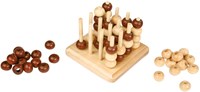 Small Foot gioco di strategia in legno 3D - Forza quattro per bambini