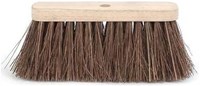 Straatbezem Hout-Piassava ongelakt 29cm