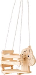 Small Foot altalena cavallo in legno altalena per bambini 145cm interno esterno