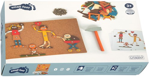 Small Foot gioco martello casa famiglia giocattolo legno creativo