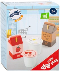 Small Foot set latticini in legno - giocattolo per cucina gioco