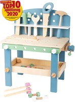 Small Foot banco da lavoro in legno compatto Nordic con accessori - giocattolo-3