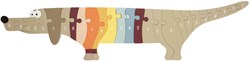 Small Foot puzzle in legno cane alfabeto 26 pezzi giocattolo educativo