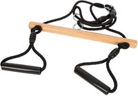 Small Foot altalena trapezio in legno con anelli ginnici Black Line-3