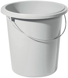 Curver secchio grigio chiaro 10 litri secchio per pulizie in plastica