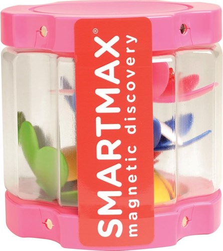 Smartmax giocattolo da costruzione - Contenitore trasparente con 8 fiori magnetici
