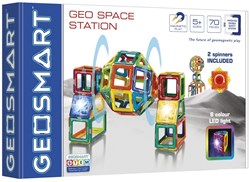 GeoSmart giocattolo da costruzione magnetico Stazione GeoSpace 70 pezzi stazione spaziale