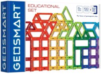 Geosmart set di costruzioni magnetiche educativo 100 pezzi giocattolo