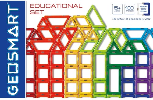 Geosmart set di costruzioni magnetiche educativo 100 pezzi giocattolo-2