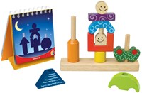Smart Games gioco di impilamento in legno Day & Night - giocattolo educativo - 48 sfide-2
